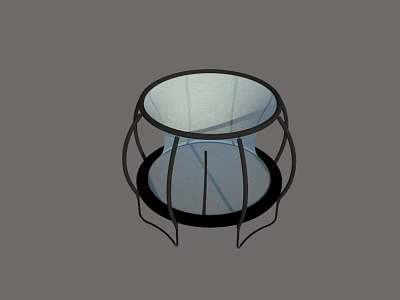 Modern Trampoline 3d model