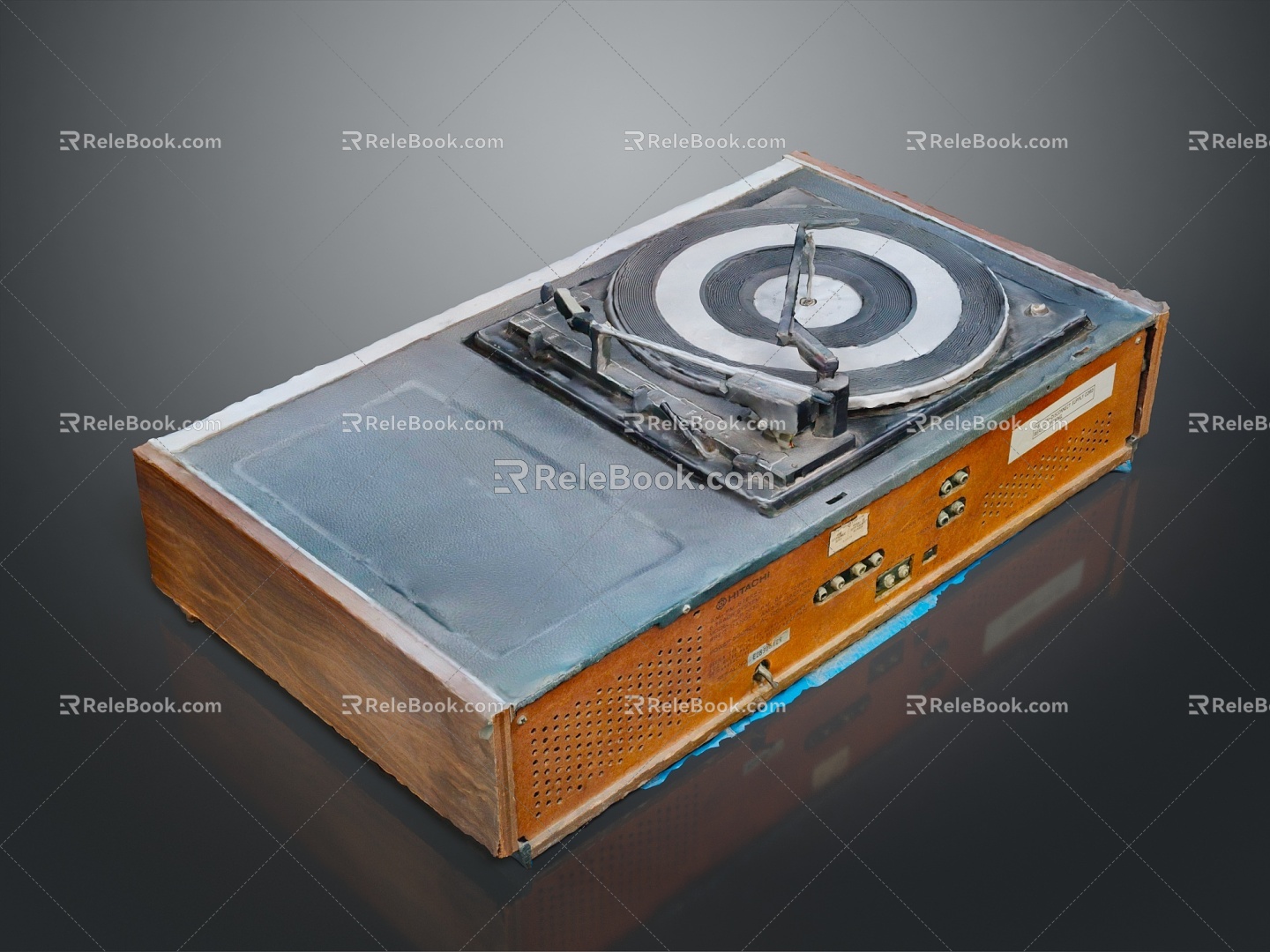 Jukebox Old-fashioned record player film machine Old-fashioned film player record player Old-fashioned record player music equipment 3d model