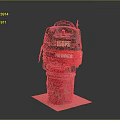 Type 150 Pneumatic Equipment Placed On Red Bucket With White Base Plate