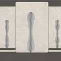 Modern Floor Lamp With Twisted Design And Sleek Lines In Light Interior Space