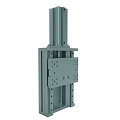 Aluminum Metal Mechanical Component With Cylindrical Square Design And Multiple Holes For Industrial Use