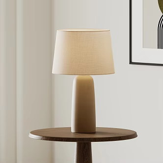 Quiet Wind Table Lamp Pottery Pot Table Lamp 3d model