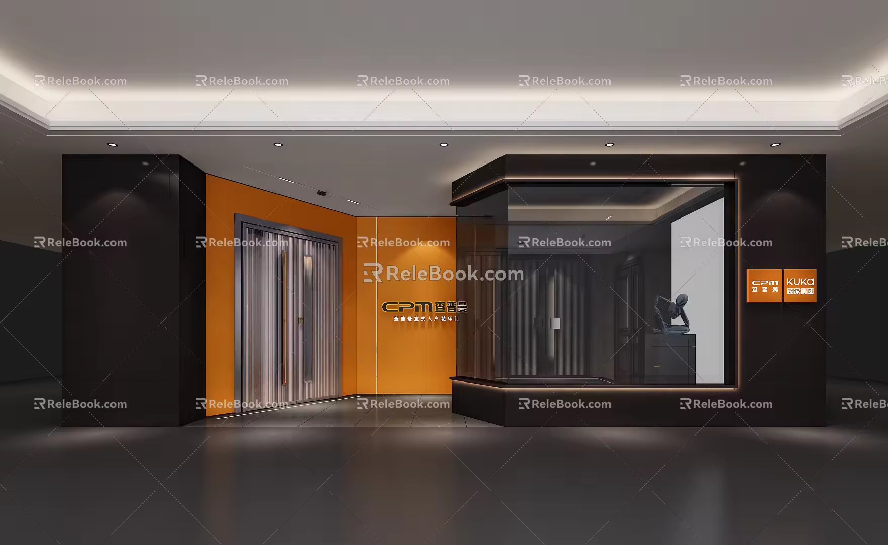 Modern store store 3d model