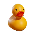 Cute Yellow Rubber Duck Toy with Red Beak for Children Bath Time Fun Play
