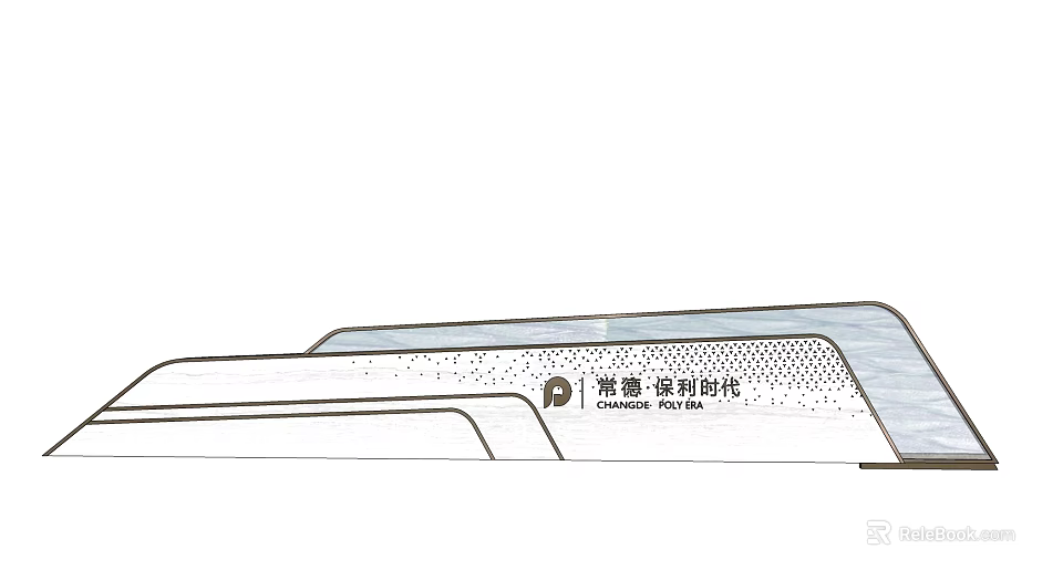 Qingyu Poly Time Scenic Wall Design With Geometric Patterns And Textured Surfaces 3d model