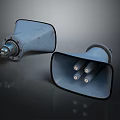 Vintage Blue Computer Speakers with Rustic Design for Desktop PC Setup