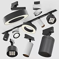 Modern Downlights And Spotlights With Stylish Designs Black White Options For Home Lighting