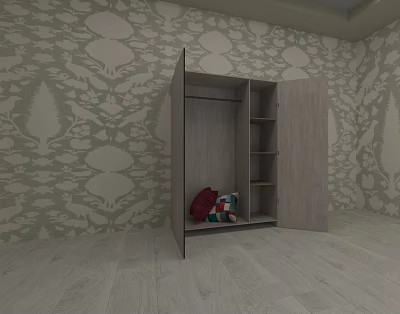 Modern wardrobe IKEA wardrobe 3d model Modern wardrobe IKEA wardrobe 3d model