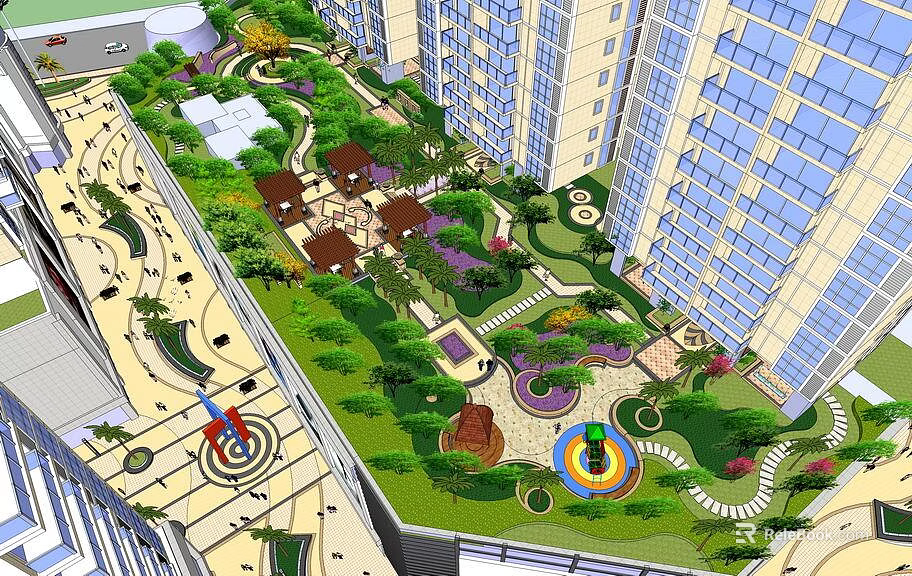 Modern Luxury Shower Sauna Space With Wooden Sauna Room And Relaxing Shower Facilities 3d model 