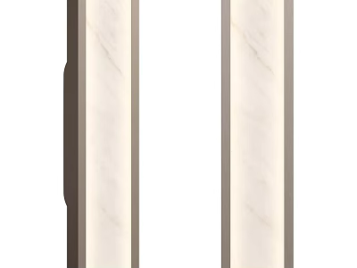 Modern Wall Light With Marble Striped Panels And Metal Frame For Indoor Decoration 3d model