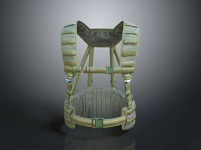 Ergonomic Baby Carrier With Soft Padding Adjustable Straps And Secure Fasteners 3d model Ergonomic Baby Carrier With Soft Padding Adjustable Straps And Secure Fasteners 3d model