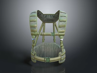 Tactical Vest Tactical Vest Combat Vest Military Vest Army Vest Combat Vest 3d model