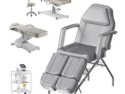 Professional Massage Chair With Adjustable Back And Leg Support For Comfortable Therapy Sessions 3d model