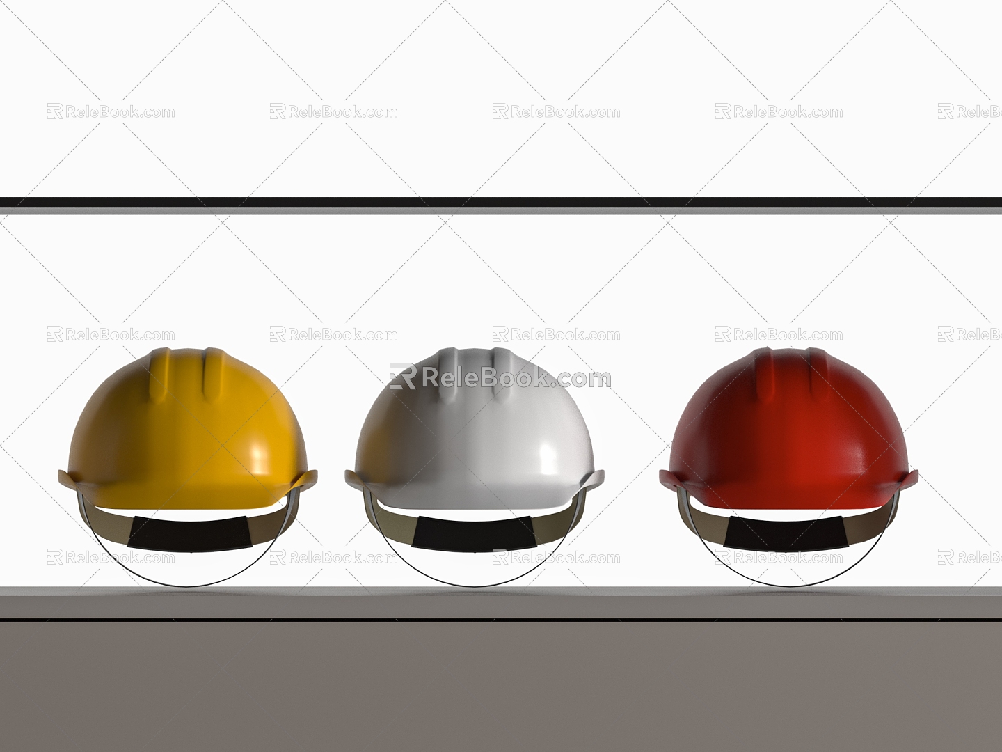 Safety helmet Fire helmet Fire helmet 3d model