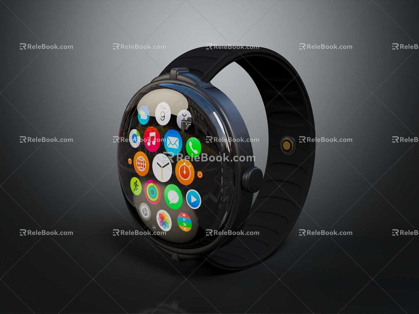 Modern Smart Watch Android Watch Apple Watch Electronic Watch model