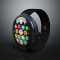 Modern Smart Watch Android Watch Apple Watch Electronic Watch 3d model
