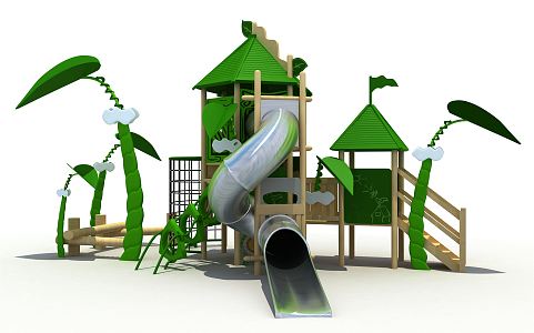 Modern Slide Amusement Wizard of Oz 3d model