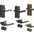 Modern Minimalist Handle Minimalist Door Handle Room Door Handle Door Handle Toilet Door Handle 3d model