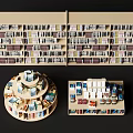 Modern Bookcase Designs With Multiple Shelves And Organized Book Arrangements 3d model