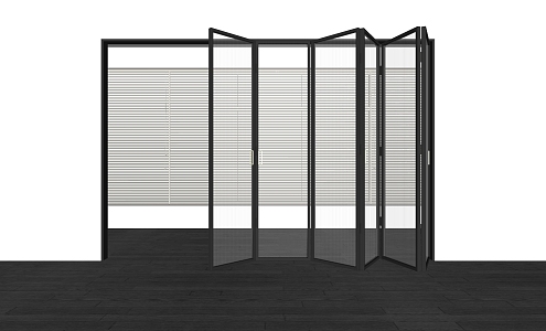 modern folding door 3d model