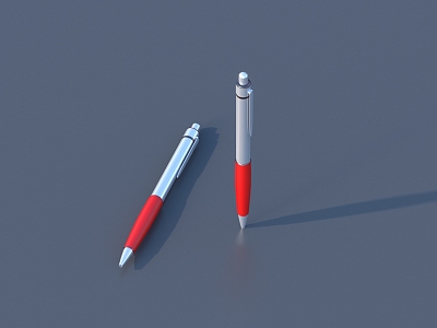 Ballpoint Pen 3D Model 3d model