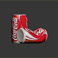 Modern Coca-Cola Beverage 3d model