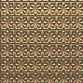 Golden Geometric Pattern Feature Wall With Intricate Texture And Modern Design 3d model