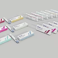 Drug Packaging Box Insulin Drug Box Western Medicine Insulin Syringe Drug Injection Medical Syringe Insulin Packaging Box Drug Packaging 3d model