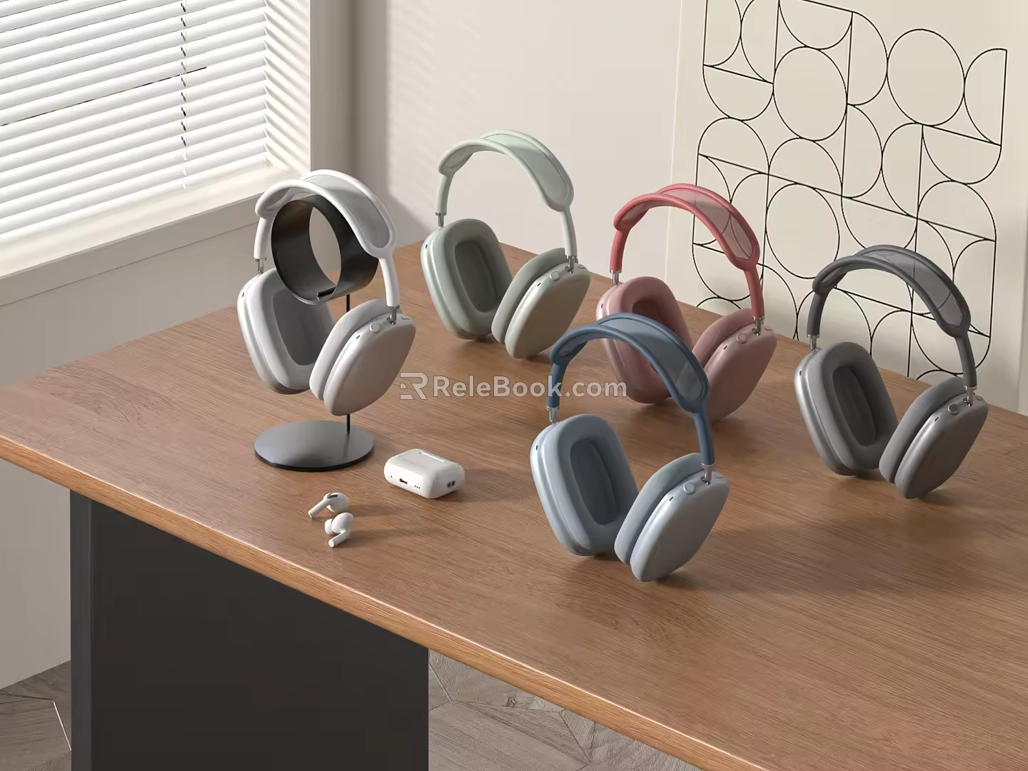 computer headset 3d model