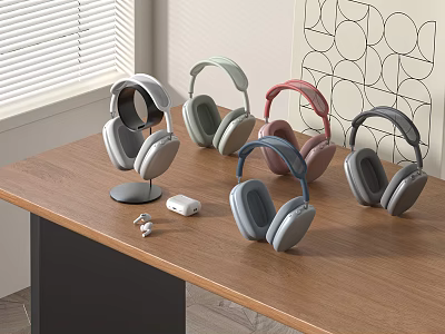 computer headset 3d model