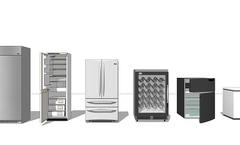 Refrigerator Freezer 3d model