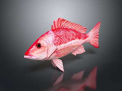 Tropical Fish Colorful Fish Ornamental Fish Aquarium Coral Fish Underwater Fish Color Fish Cartoon Fish Freshwater Fish 3d model