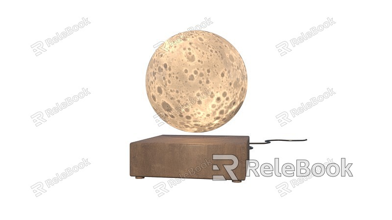 Table lamp lunar suspension lamp model