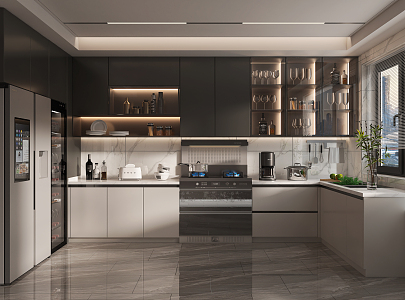 Modern Kitchen 3d model