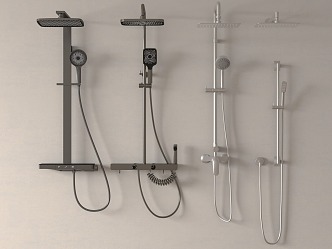 Modern Shower 3d model