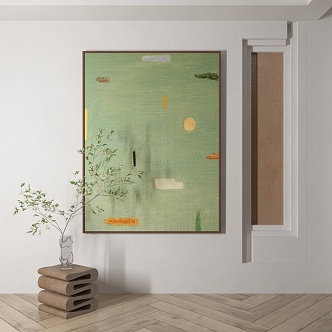 modern abstract painting abstract decorative painting 3d model