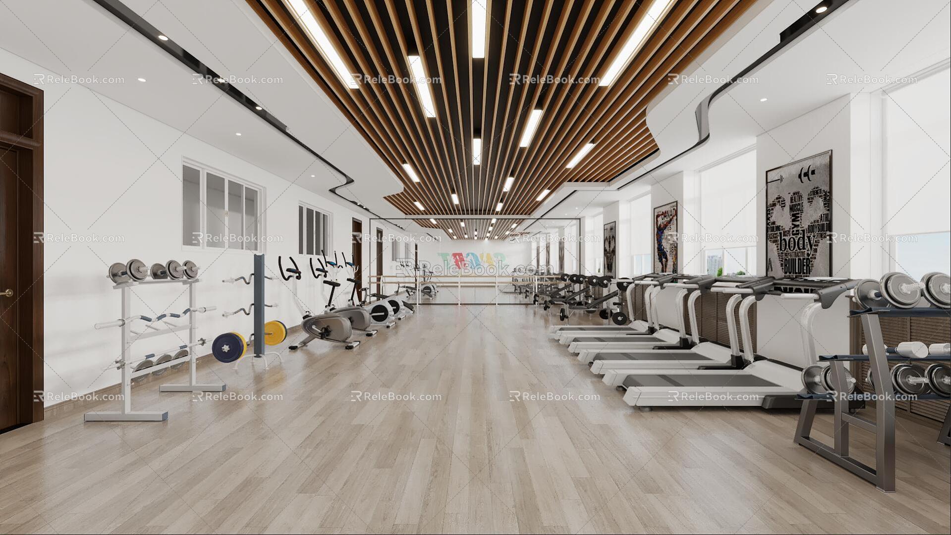 Gym Fitness Equipment Fitness Center model