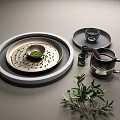 Modern Tableware 3d model