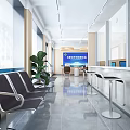 Citizen Appeal Response Service Center Interior With Reception And Plants