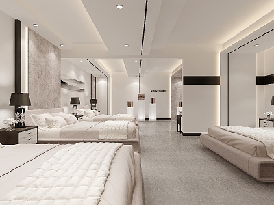 Mattress Store Showroom 3d model