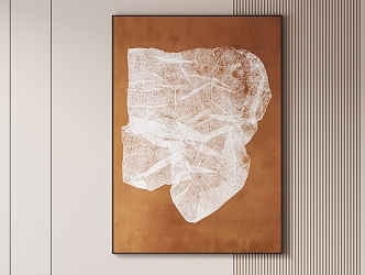 Modern Simple Hanging Painting 3d model