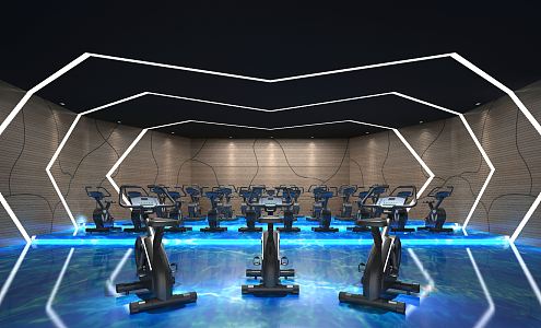 Modern Spinning Room Spinning Room 3d model