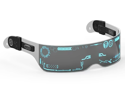 Smart Digital AR Glasses With Built in Camera And Interactive 3d model