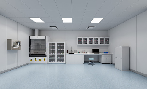 Modern Laboratory 3d model