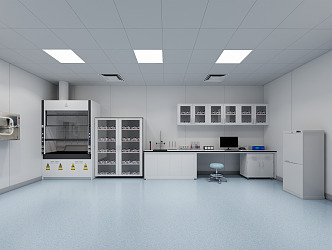 Modern Laboratory 3d model