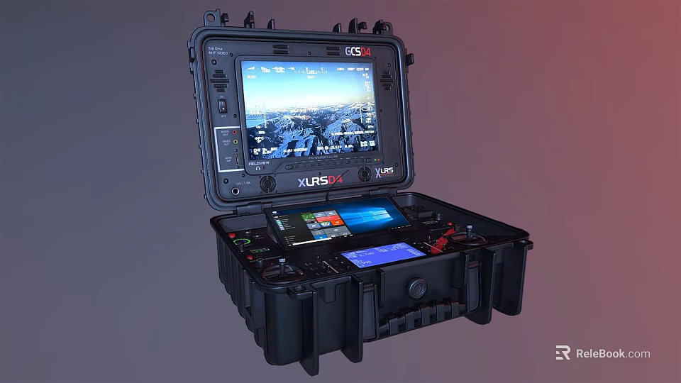 Portable Electronic Device With Display Screen And KURZ OSX Data Interface Case Design 3d model 