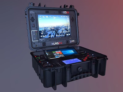 Portable Electronic Device With Display Screen And KURZ OSX Data Interface Case Design 3d model