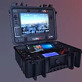 Portable Electronic Device With Display Screen And KURZ OSX Data Interface Case Design