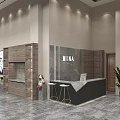 Modern Hair Salon Interior Design With Styling Stations Large Screen Mirrors Chairs And Plants