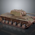 Military Green Armored Tank With Heavy Duty Tracks And Turret Gun Barrel Design